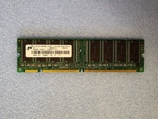 Micron 256MB PC133U-333 168Pin Desktop DIMM NON-ECC MT16LSDT3264AG-133E1 picture