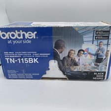 Genuine Brother TN115BK Black High-Yield Toner Cartridge - NEW SEALED picture