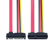 CY SFF-8482 SAS 29 Pin to SATA 22Pin Raid Extension Cable with 15 Pin SATA Power picture