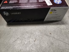New HP 125A Yellow CB542A OEM Toner Cartridge / Sealed Box picture