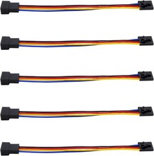 5Pcs 5Pin to 4Pin PWM Fan Adapter Cable PC CPU Connector Motherboard 17cm picture