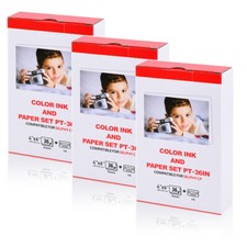 3SETS Compatible KP-36IP for Canon Selphy CP1300 Ink Cassette + 4X6in 36 Paper picture