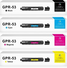 LeciRoba Compatible Toner Set for Canon GPR-53 4PK iR-ADV C3325 C3330 C3520 NEW picture