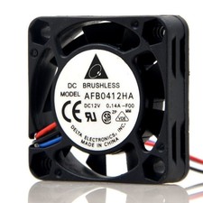 Delta 0.14A AFB0412HA DC 12V 4CM 4010 two ball bearing cooling fan 40x40x10MM picture