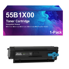 1 Pack 55B1X00 Black Toner Cartridge for MS431dn MS431dw MX431adn Printer picture