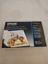 Epson Premium Photo Paper, 68 lbs., High-Gloss, Borderless, 4