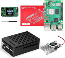 Raspberry Pi 5 4GB Kit, 4GB RAM Single Board Computer with Active Cooler and ABS picture