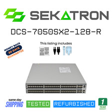 🔀 Arista DCS-7050SX2-128-R 96× 10GbE SFP+ • 8× 40GbE QSFP+ • Dual PSU  ⚡ picture