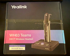 Yealink WH63 Teams DECT Wireless Headset Single Ear Boom Mic Bluetooth USB picture