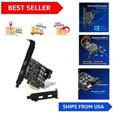 Reliable 10Gbps PCIe USB C Card - Expand Your Desktop Connectivity Effortlessly picture