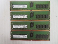 MICRON 64GB (4x16GB) 2666Mhz DDR4 ECC Memory RAM Kit MTA18ASF2G72PDZ-2G6D1QG picture