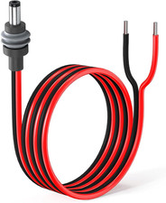 3.2Ft IP65 Waterproof DC 5.5Mm X 2.1Mm Male to Bare Wire Cord picture