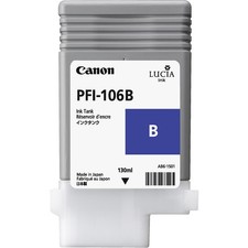 Canon Lucia EX PFI-106B Original Inkjet Ink Cartridge - Blue Pack 6629B001AA picture