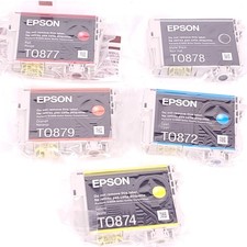 5-Pack Epson 87 Ink Cartridge Set R1900 - Cyan, Black, Red, Orange, Yellow picture