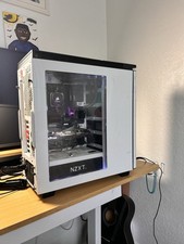 NZXT White Tower Gaming Desktop PC w/ RGB Lighting, MSI 970 GAMING Motherboard picture