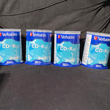 Verbatim CD-R Recordable 700MB 52x 80 Min 4x 100-Pack Spindle 400 DISCS NEW picture
