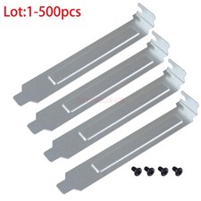 Replacemt PC Case Dustproof PCI Slot Cover Straight BottomTab w/Thumb Screws Lot picture