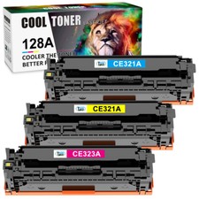 3PK CE320A Color Toner Compatible With HP CE320A 128A CP1525nw CP1525 CM1415fnw picture