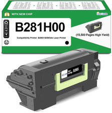 B281H00 High Yield Black Toner Cartridge for Lexmark B2865 and B2865dw Printers picture