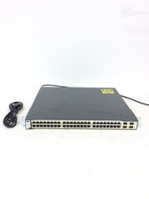 Cisco Catalyst WS-C3750G-48TS-S 48-Port Gigabit Ethernet Switch w/ Rack Ears picture