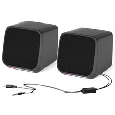 1 Pair USB Powered Desktop Speakers for PC with Loud Distortion-Free Audio picture