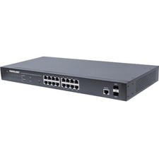 Intellinet 561198 16-Port Gigabit PoE+ Switch w/ 2 SFP Ports picture