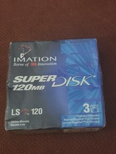 Imation SuperDisk 120MB (3-Pack) LS-120 Diskettes SEALED individually. picture