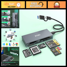 8-in-1 USB 3.0 Multi Card Reader for XQD/CF/SD/TF - 10Gbps Type C Adapter picture
