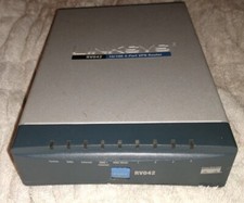 Router Dual WAN VPN RV042 V1.1 Linksys Cisco RJ45 4 Port With AC Adapter Working picture