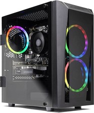 SkyTech Blaze II Gaming Computer PC Desktop – Ryzen 5 2600 6-Core 3.4 GHz, NVIDI picture
