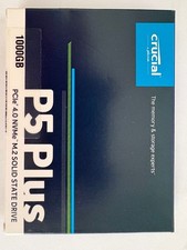NEW Crucial P5 Plus 1TB M.2 2280 PCIe 4.0 x4 Gen 4 NVMe SSD w/DRAM CT1000P5PSSD8 picture