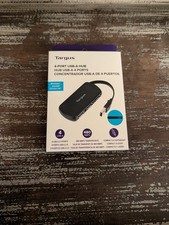 Targus - 4-PORT USB-A HUB - USB 2.0 - 480 MBPS Transfer Rate - Black picture