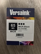 VersaInk-Nano HP 65 MS MICR Black Ink Cartridge for Check Printing, 1 picture