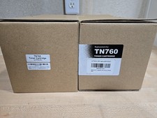 Brother Compatible TN760 Laser Toner Cartridge 2x Twin-pack Black (4 Total) Exp. picture