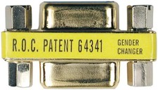 Tripp Lite  Compact Gold DB9 F/F Gender Changer Model P150-000 picture