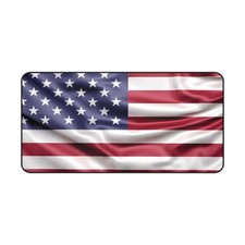Patriotic Desk Mat - American Flag Design, Office Decor, Gaming Mouse Pad,  picture