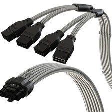 12VHPWR GPU Power Extension Cable Fits NIVIDA RTX 5070/5080 12+4 To 4x8 Pin picture