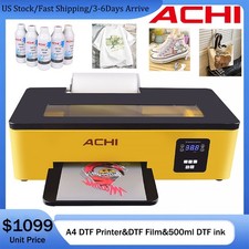 A4 Epson L800 Head DTF T-Shirt Printer Flatbed Inkjet Printer & 5x500ML DTF Ink picture