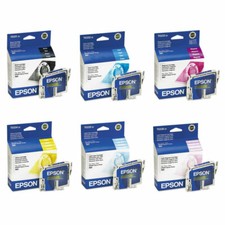 6 Pack Genuine Epson 33 T033 Ink for Stylus Photo 960 picture