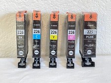 New Genuine Canon CLI-226 BK/C/Y/M Single or PGI-225PGBK Black Choose Color* picture