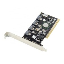 PCI to 4 Port SATA Serial ATA RAID Converter Controller I/O Card sil3124 chipset picture