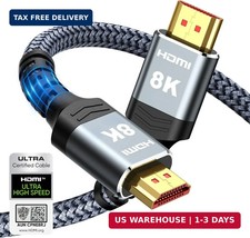 Highwings 8K 10K 4K HDMI Cable 48Gbps 6.6FT/2M, Certified Ultra High Speed picture