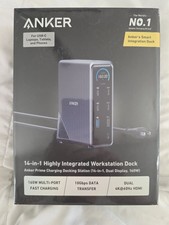 Brand New Anker Prime Charging Docking Station (14-in-1, Dual Display, 160W) picture