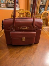Deep Red Leather MCKLEIN Laptop 17