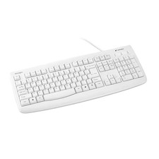 Kensington K64406us Keyboard. Antimicrobial. White picture