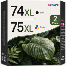 74XL 75XL Ink Cartridges Combo Pack for C5540 C5550 C5580 D5300 D5360 C5500 picture