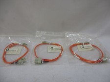 *NEW* (LOT OF 3) LYNN ELECTRONICS LCSCDUPMM-1M FIBER CABLE 1 METER picture