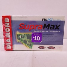 Diamond SupraMax Pro 56K PCI Fax Modem V.90 Conexant New in Box  picture