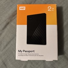 Western Digital WD My Passport 2TB Portable Storage, Black picture