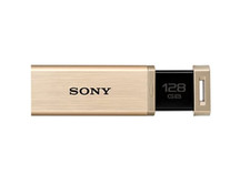 Sony USB3.0 corresponding USB Memory 128GB Gold cap Les USM128GQXN Japan NEW picture
